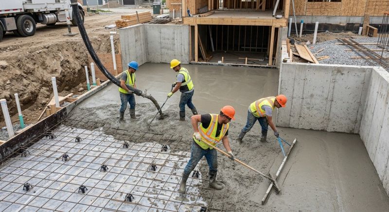 Basement Concrete Installation in La Vergne, TN