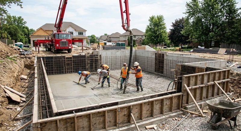 Basement Concrete Installation in Franklin, TN