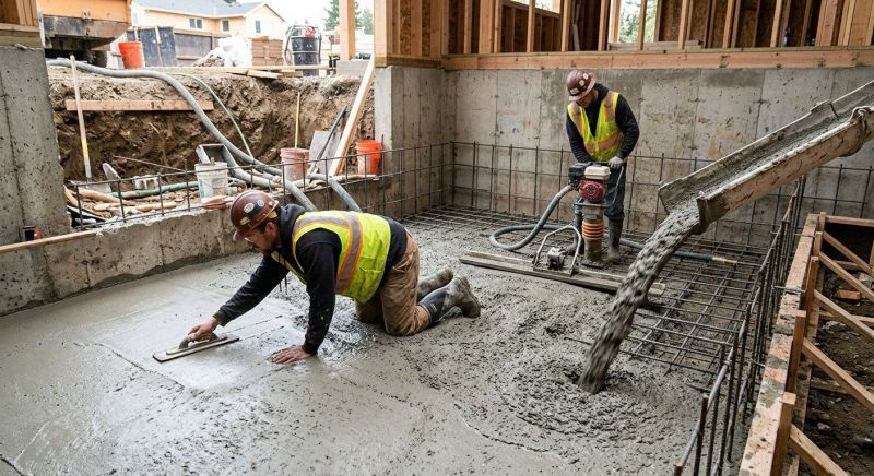 Basement Concrete Installation in Smyrna, TN