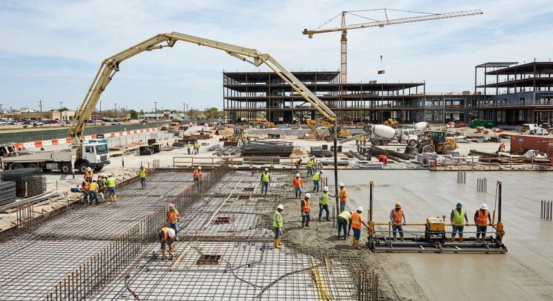 Commercial Slab Installation in Brentwood, TN