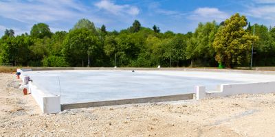 Commercial Slab Installation in Hermitage, TN
