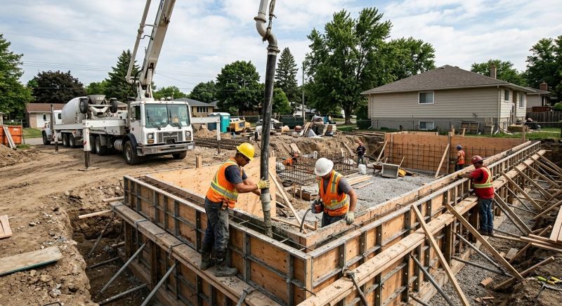 Concrete Foundation Pouring in Franklin, TN