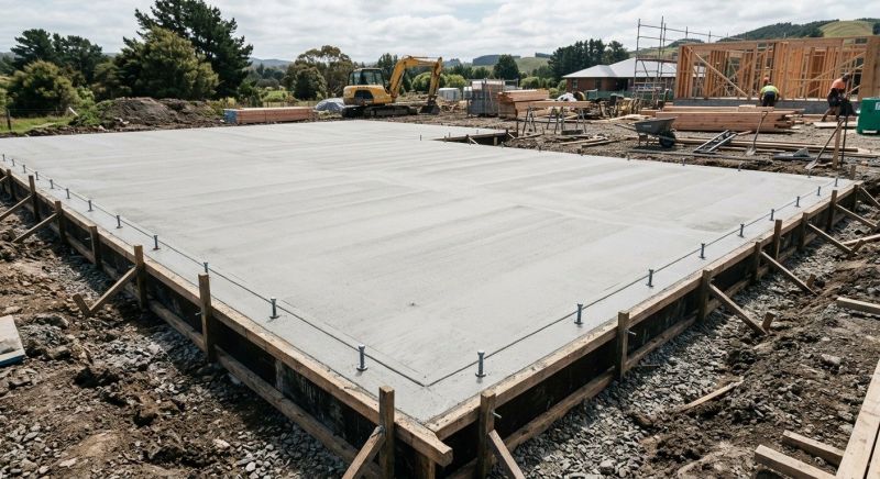 Foundation Slab Construction in Franklin, TN