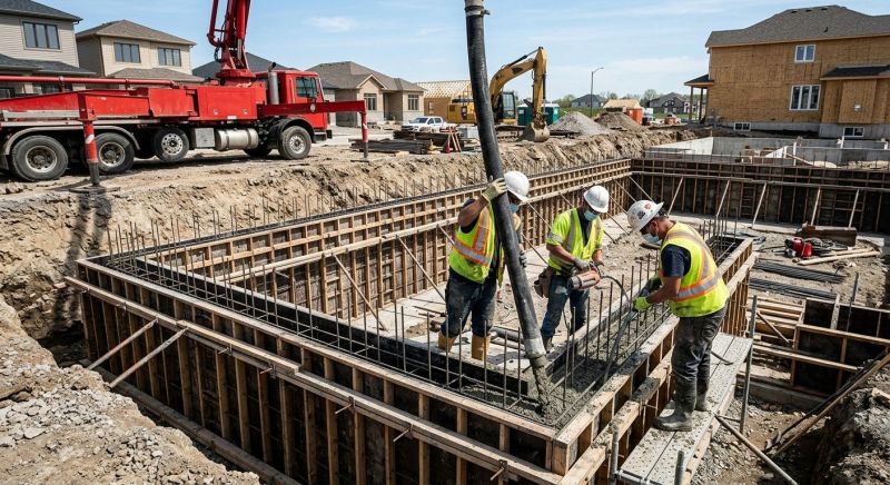 Foundation Wall Pouring in Brentwood, TN