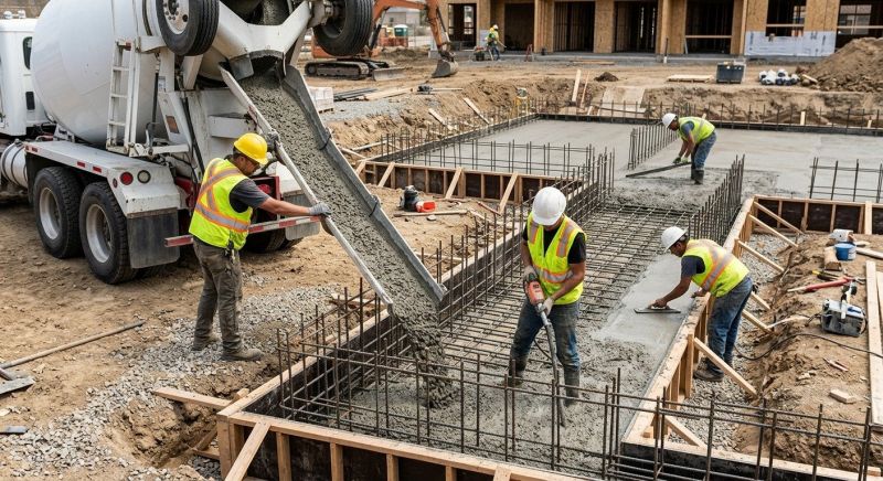 Foundation Wall Pouring in Hermitage, TN
