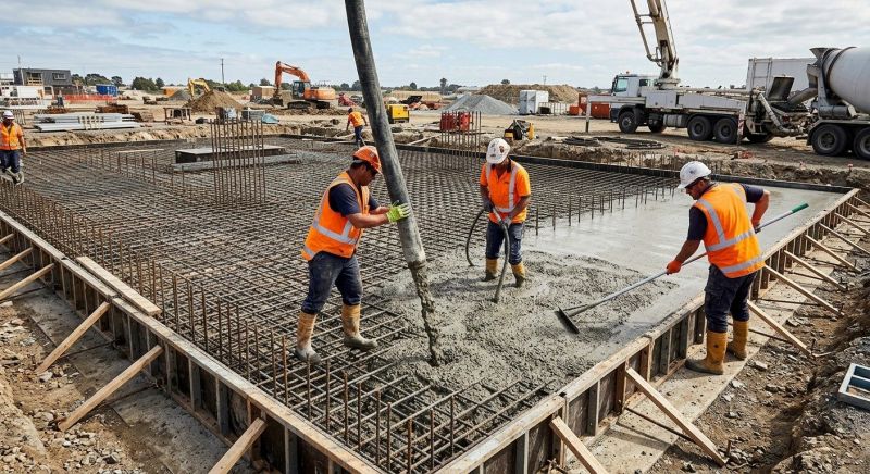 Foundation Wall Pouring in La Vergne, TN