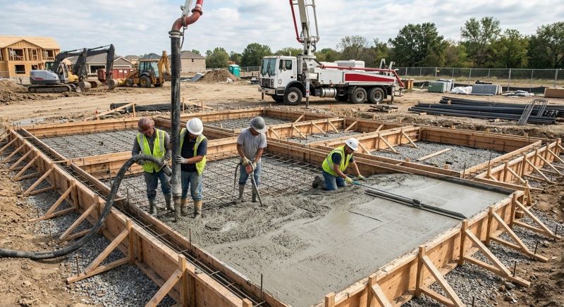 Foundation Wall Pouring in Spring Hill, TN