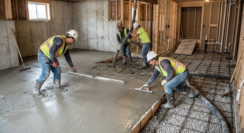 Basement Concrete Installation in La Vergne, TN